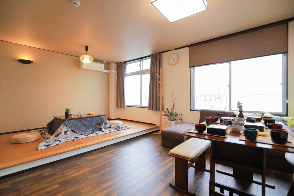 公寓 道頓堀民泊51,道頓堀真ん中,mini浮世絵美術館,心斎橋,家族旅行,family Trip